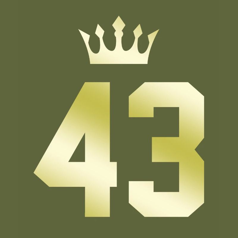 43 Number crown