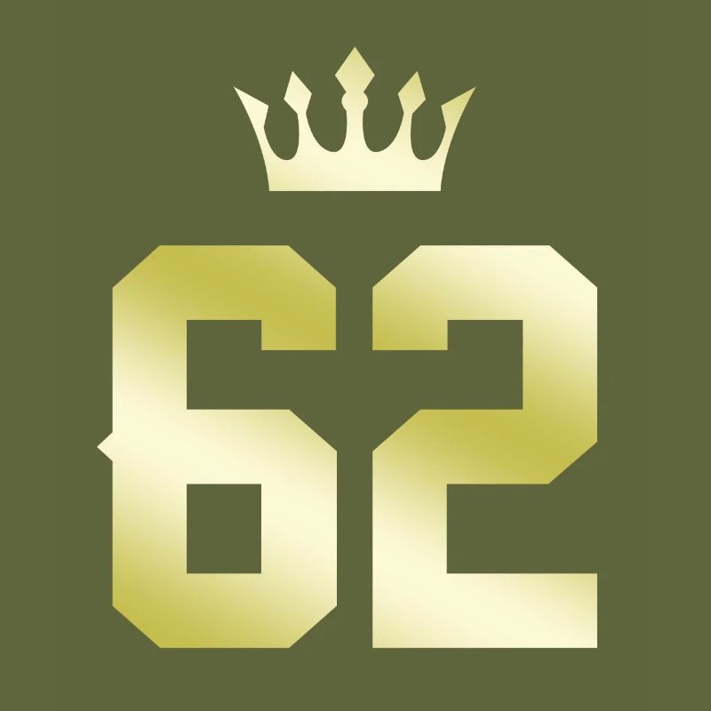62 Number crown
