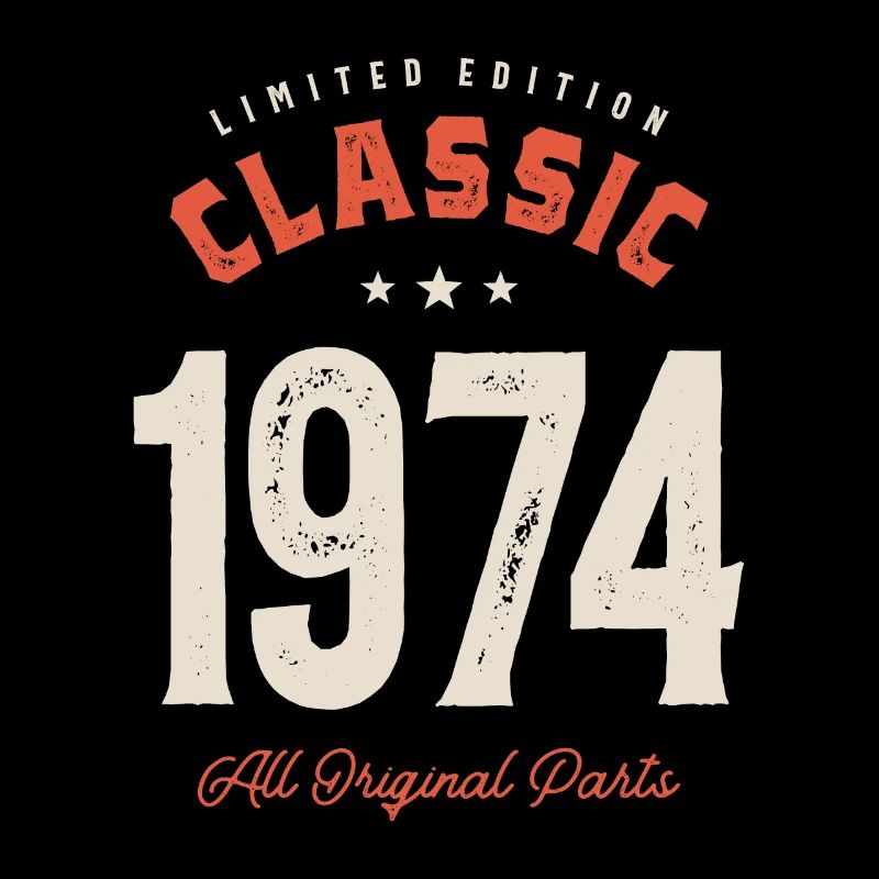 Classic 1974 - 48th Birthday Vintage