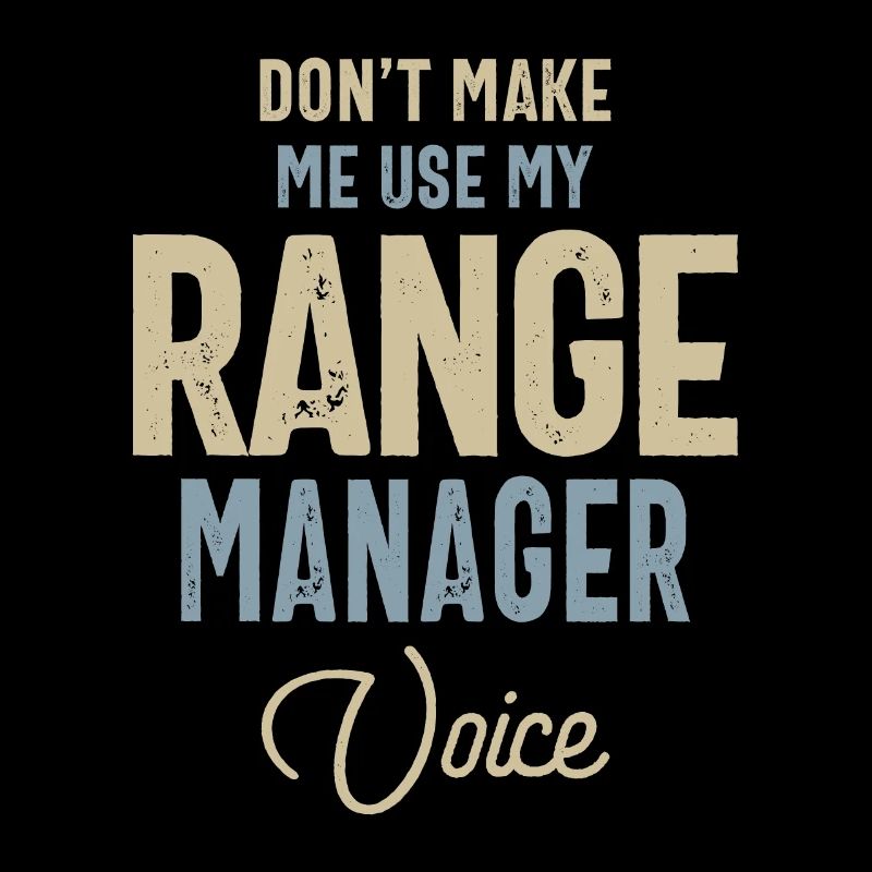 Range Manager Job Occupation Birthday Worker