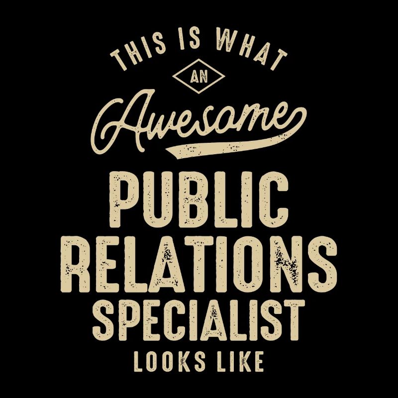 Super travail de spécialiste des relations publiques