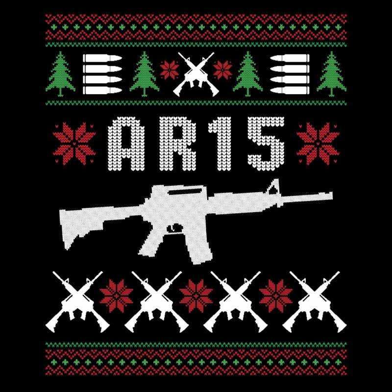 AR15 Noël moche