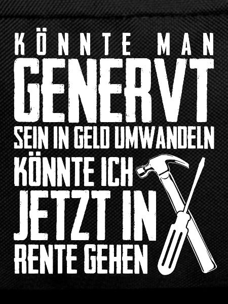 Genervter Handwerker Handwerk
