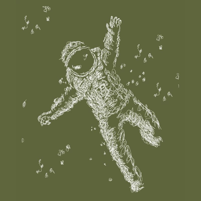 Astronaut in the sky