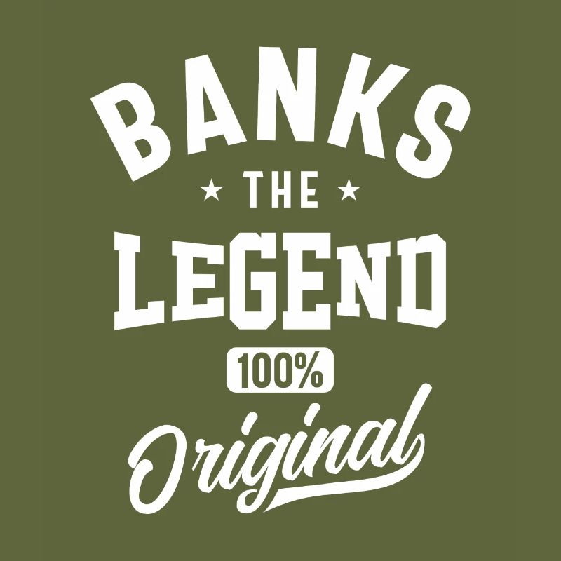 Banks Personalized Name