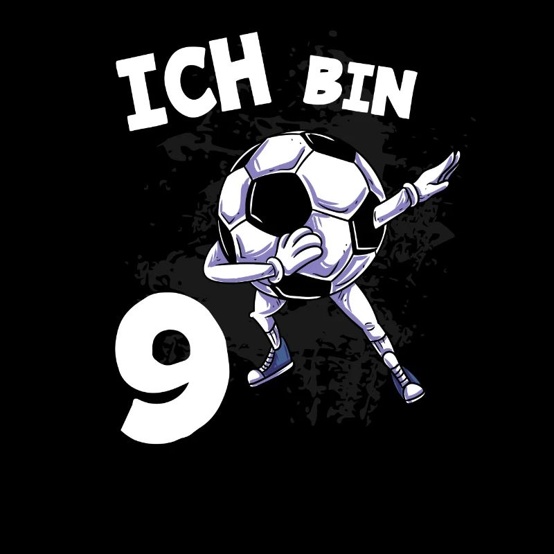 Ich bin 9 Jahre Fußball 9. Geburtstag