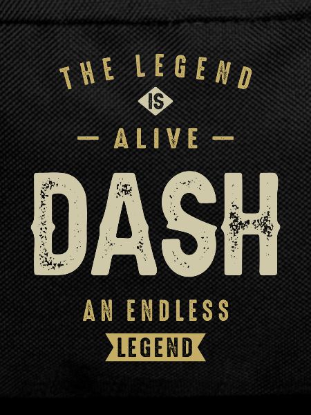 Legend Dash Funny Personalized Name
