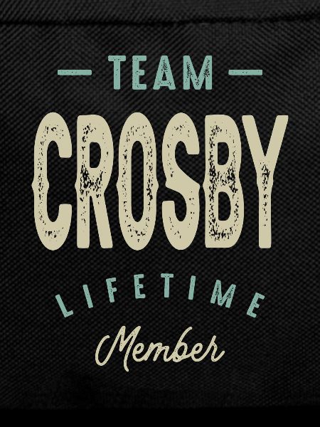 Team Crosby Funny Personalized Name