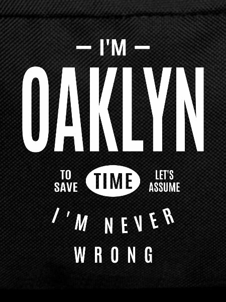 Oaklyn Personalized Name