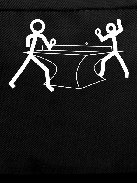 Table tennis stick figures