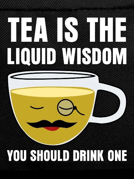 Teetrinker Teetasse lustig Teebeutel Tee