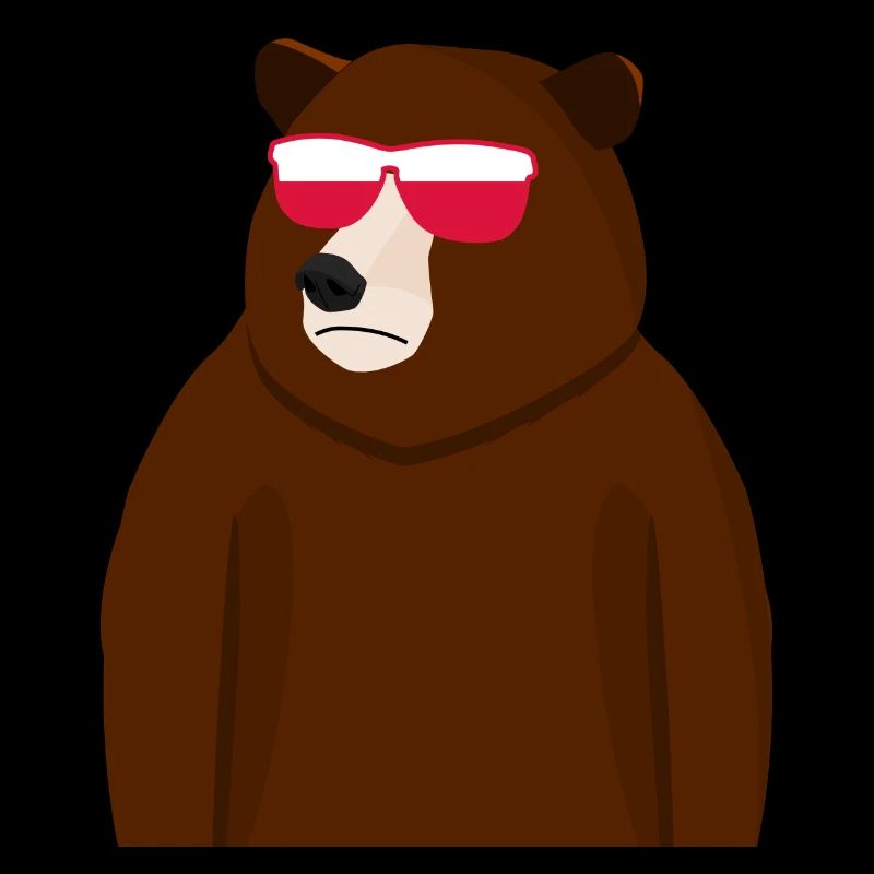 Drapeau polonais Pole Bear Pologne