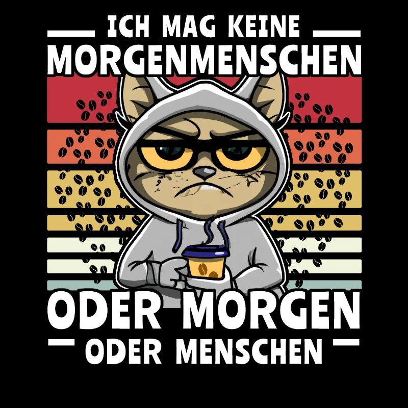 Kaffee Katze Sprüche Morgenmenschen