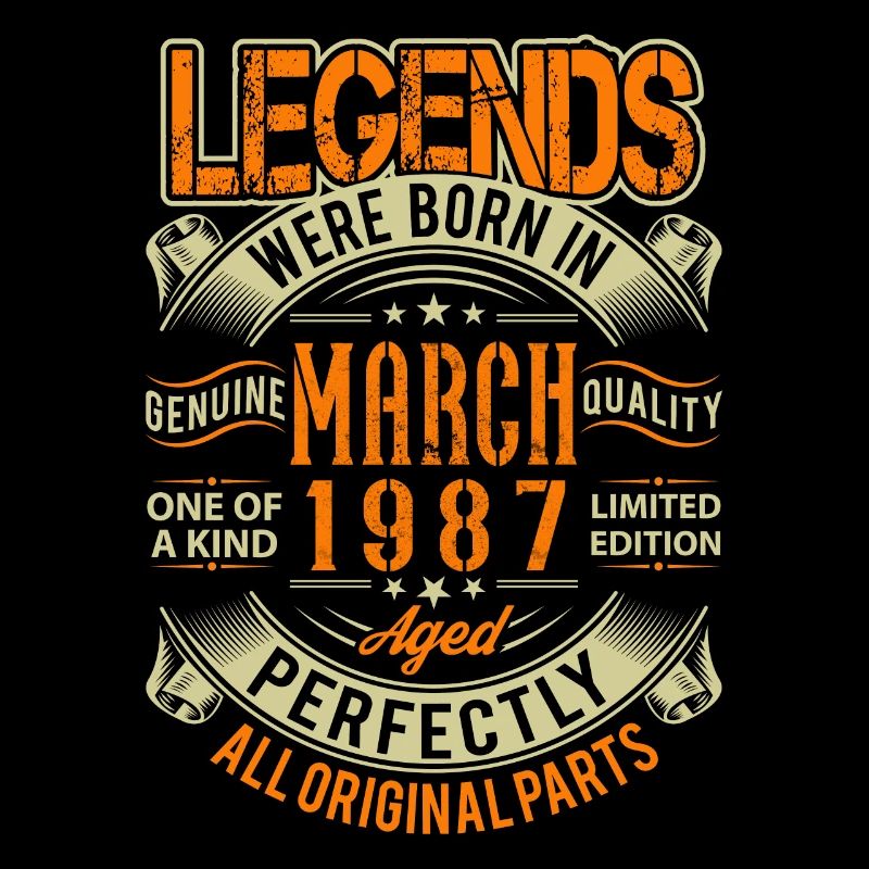 1987 March Birthday Legend