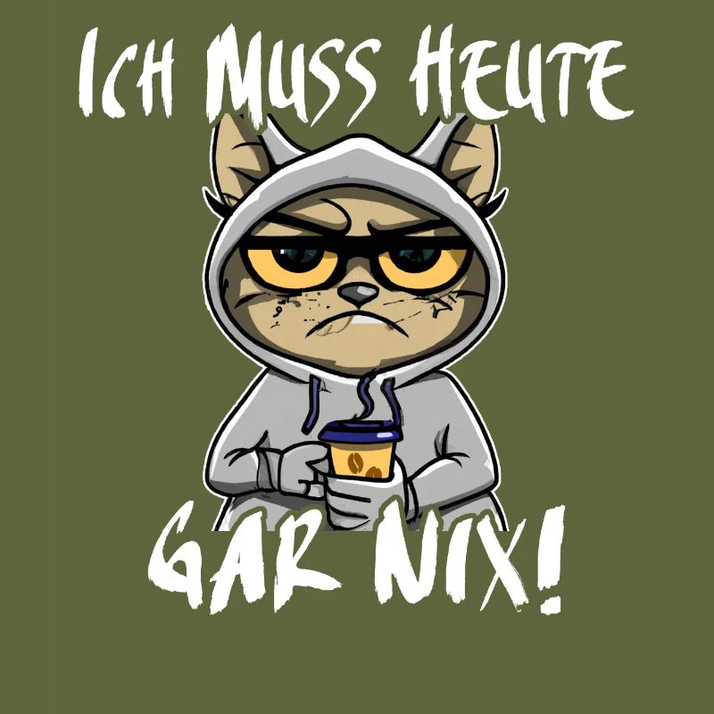Katze Ich Muss Gar Nix