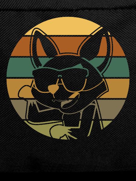 Fuchs mit Sonnenbrille retro Füchse