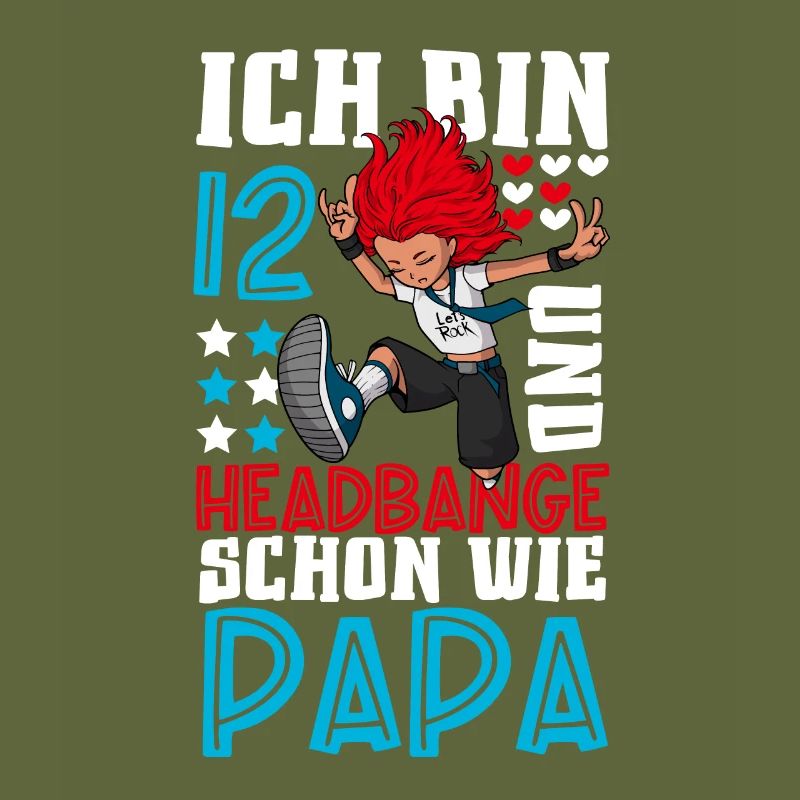 Ich bin 12 - Mädchen Rocker