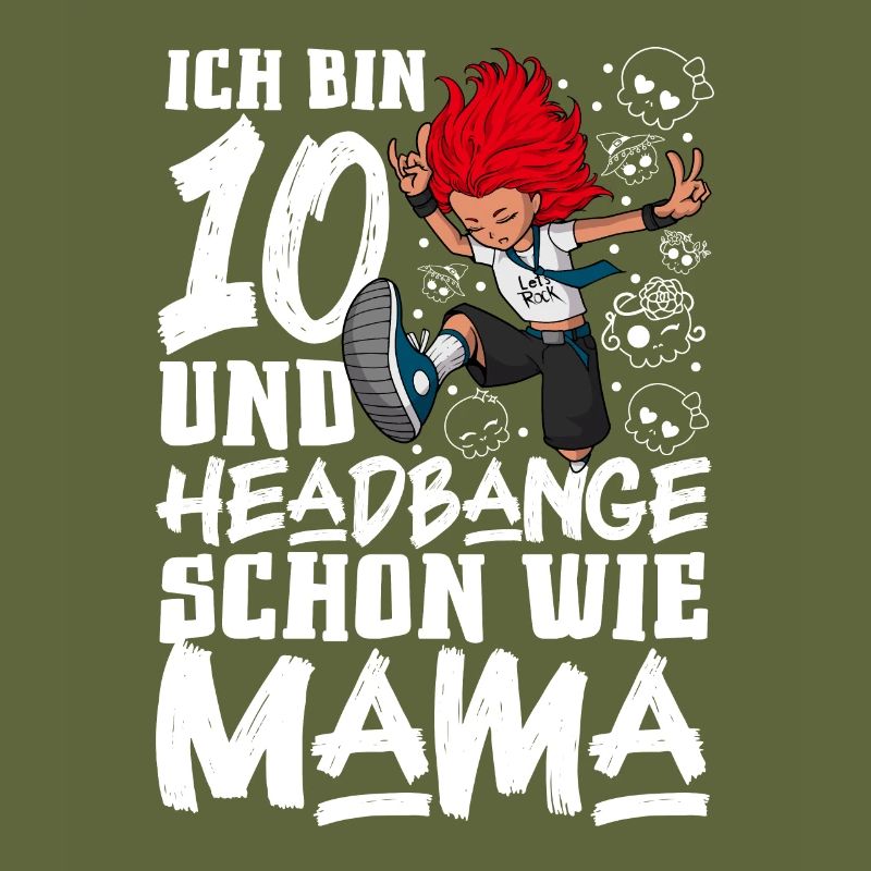 Ich bin 10 - Mädchen Rocker