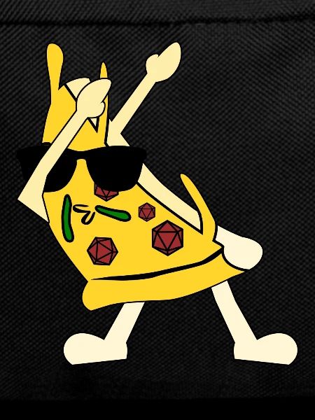 RPG Tabletop D20 Cube Pizza
