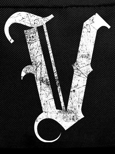 Tshirt alphabet initial V