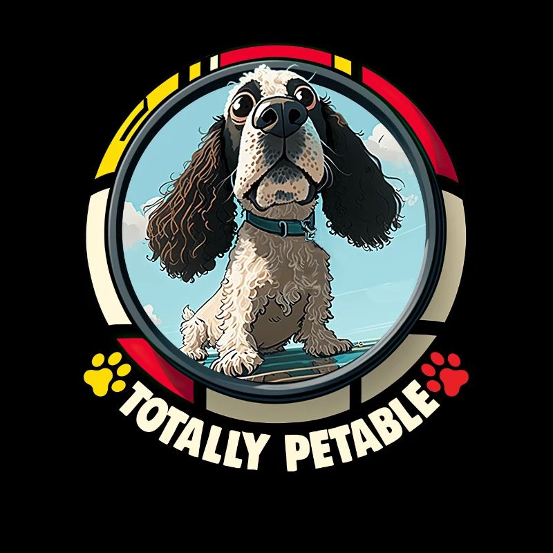 Dog Cartoon Cocker Spaniel for Dog Lovers