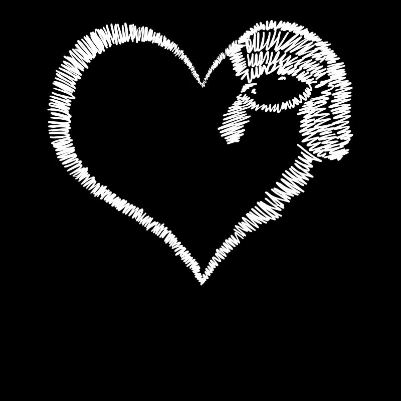 Poodle Heart
