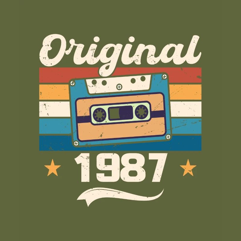 Born Gift Original 1987 Gift Idea 1987