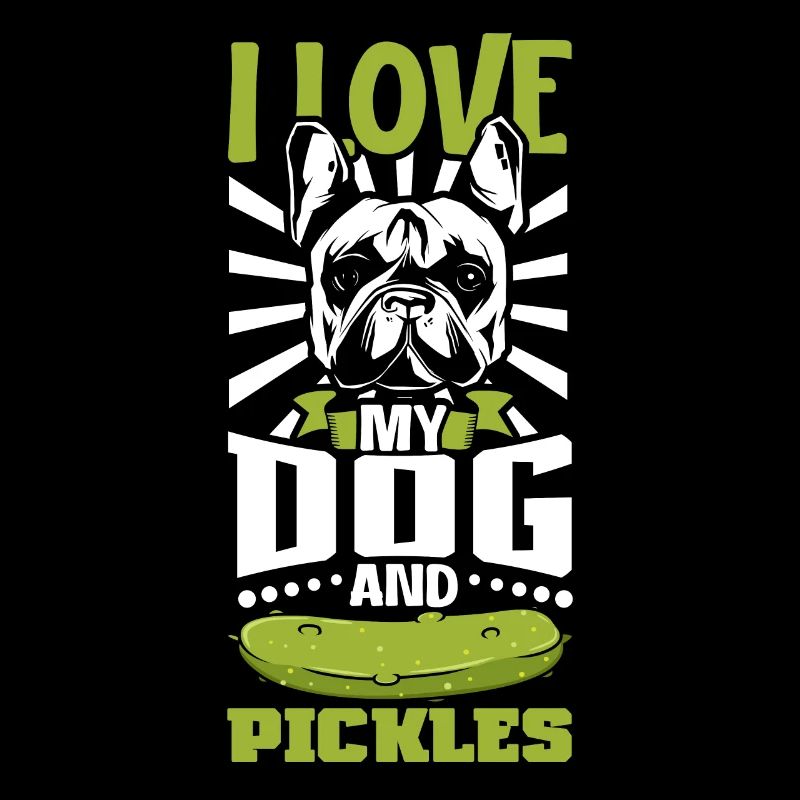 J’aime mon chien et mes cornichons - Concombres