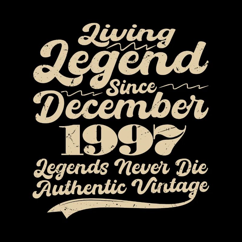 Once upon a time there was a legend. December 1997 Birth