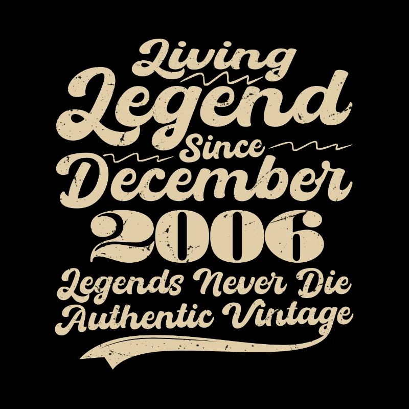 Once upon a time there was a legend. December 2006 Birth