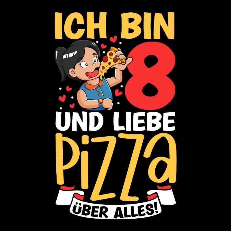 Ich bin 8 - Mädchen Pizza