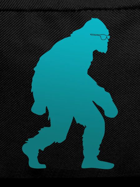 Bigfoot Sasquatch with sunglasses