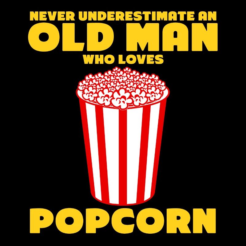 Old Man with Popcorn