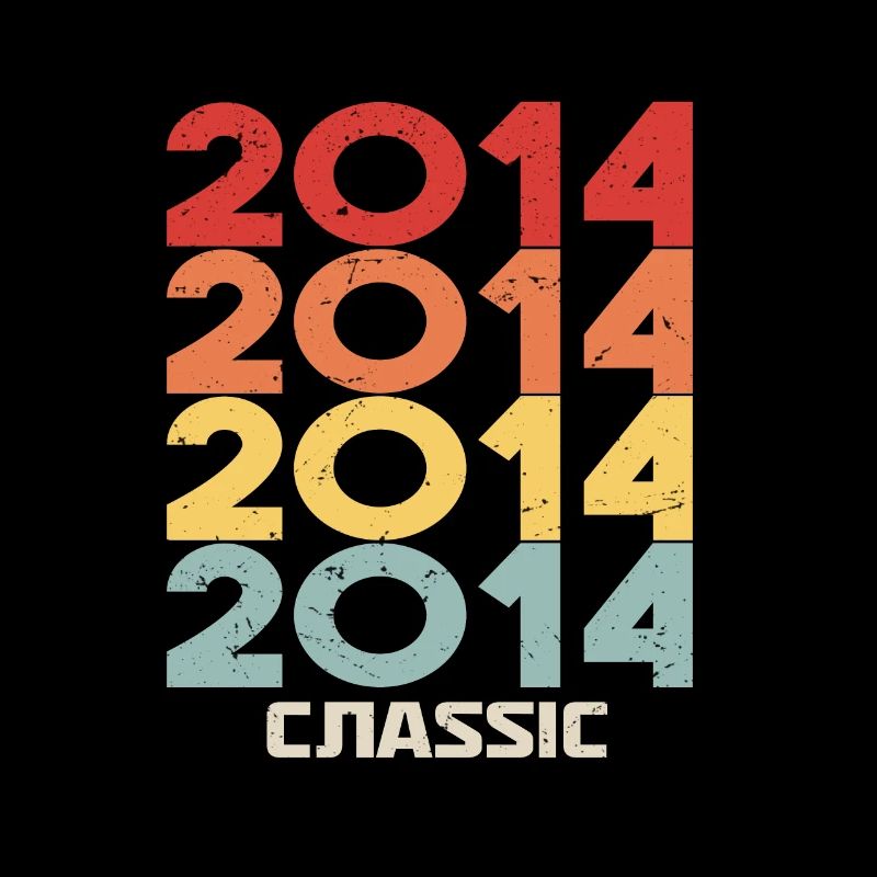 2014 Anniversaire dans le style vintage classique 2014