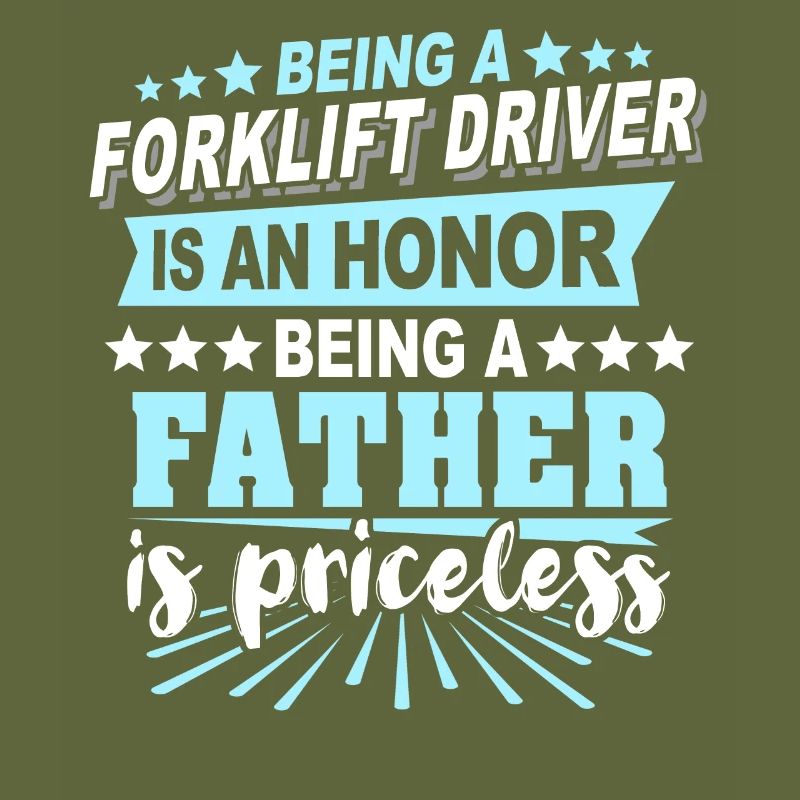 Gabelstapler Papa Staplerfahrer