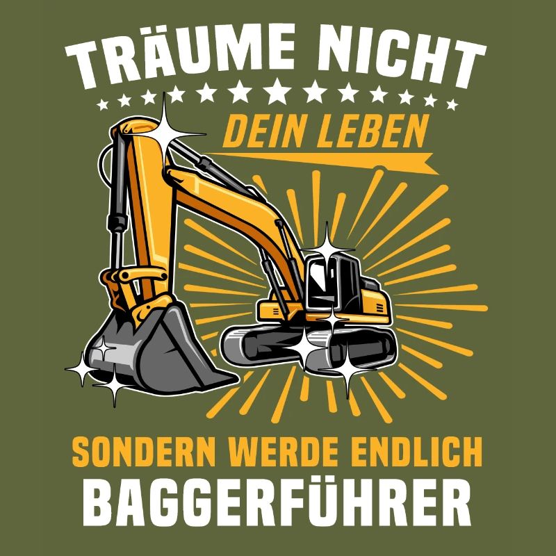 Baggerführer Bagger Baggerfahrer