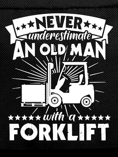 Underestimate man forklift