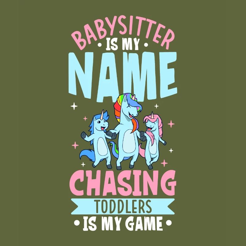 Mit Einhorn - Ich bin Babysitter