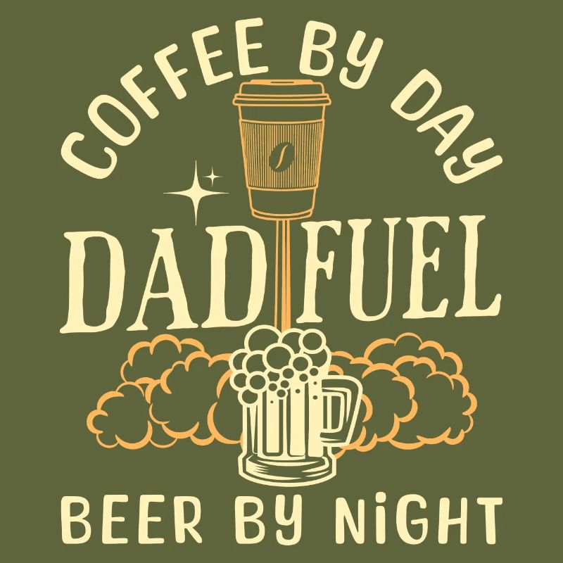 Humor Coffee Beer Daddy