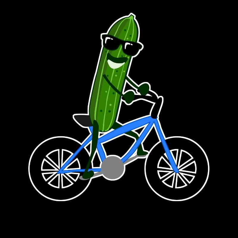 Concombre sur vélo Concombres