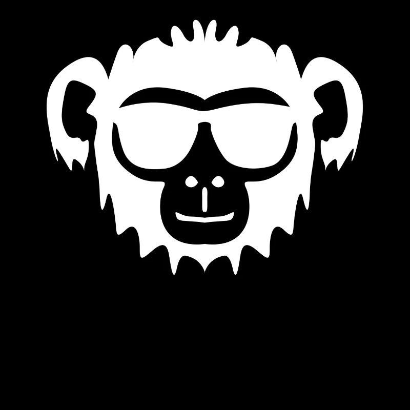 Affe mit Sonnenbrille Affen