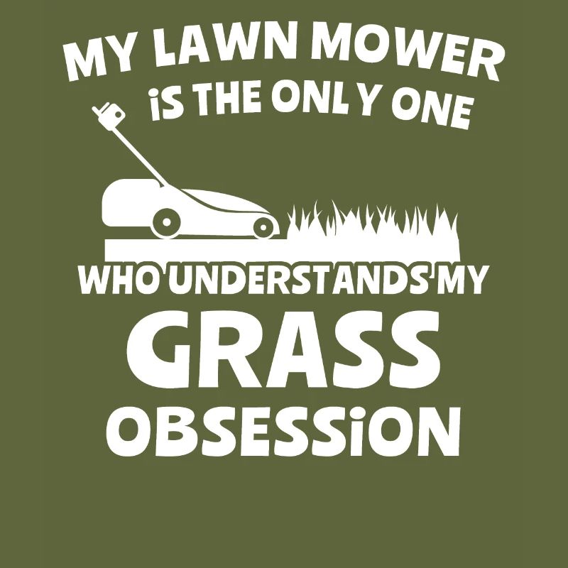 Mowing the lawn
