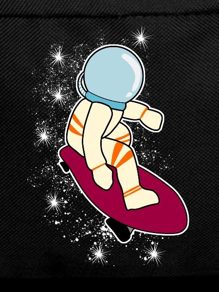 Longboarder Astronaut Longboard