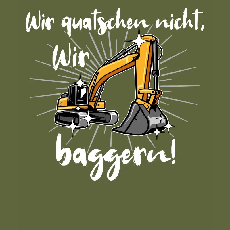 Bagger Baggerfahrer Baggern