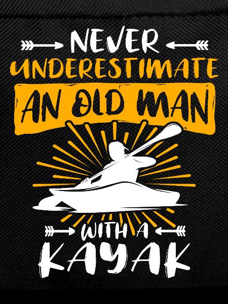 Underestimate kayaker man