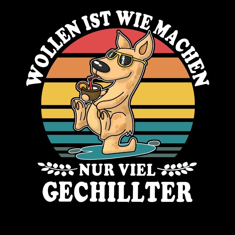 Känguru Chillen Wollen Machen
