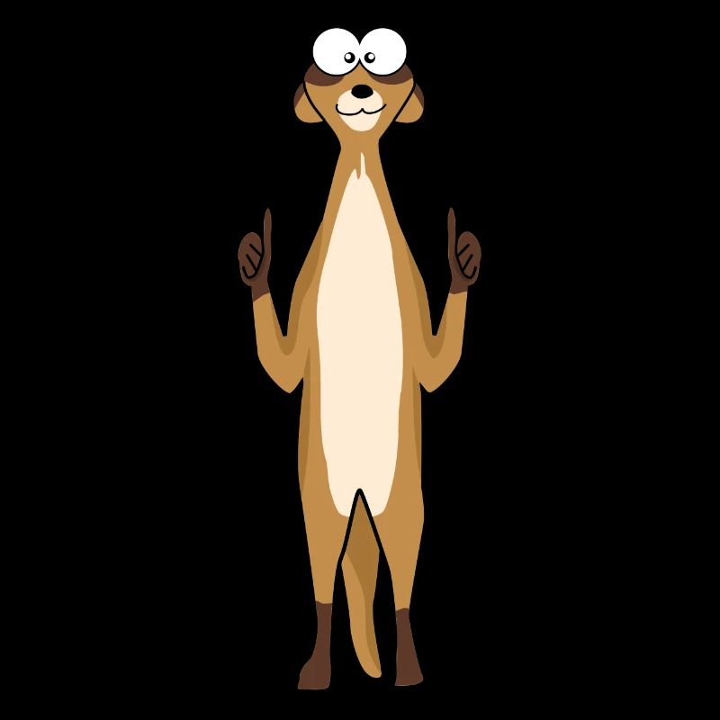 Meerkat thumbs up