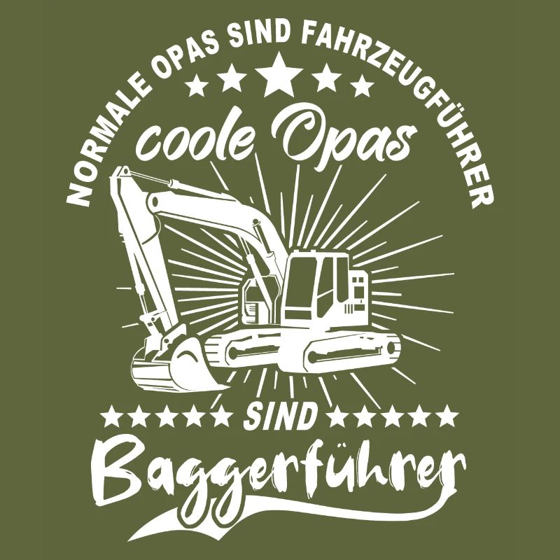 Baggerfuehrer Opa Baggerfahrer