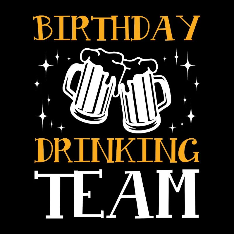 Équipe de consommation d’anniversaire