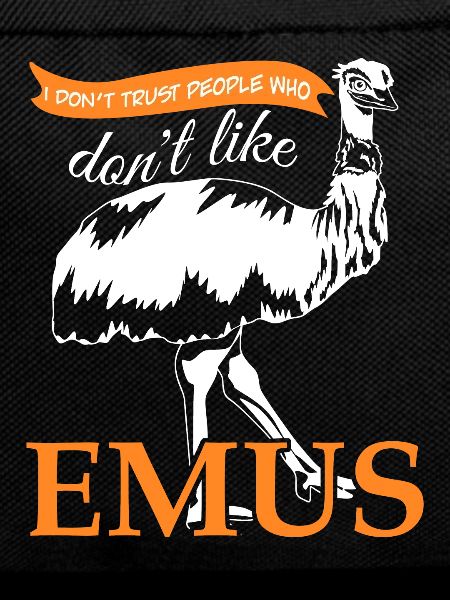 Emus Saying Emu